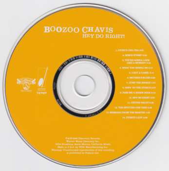 CD Boozoo Chavis: Hey Do Right!