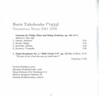 CD Gennadi Rozhdestvensky: Concerto for Violin, Piano & String Orchestra, Dante-Symphony No. 3 "Hell: Circles 7-9"