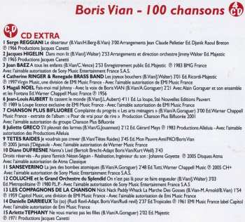 4CD Boris Vian: 100 Chansons