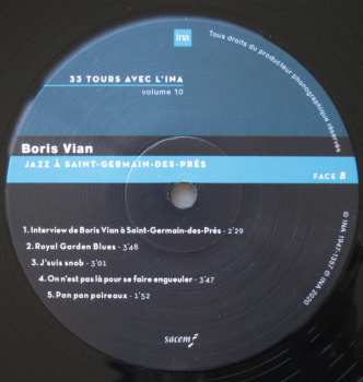 LP Boris Vian: Jazz À Saint-Germain-Des-Prés LTD | NUM