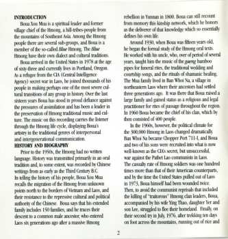 CD Boua Xou Mua: The Music Of The Hmong People Of Laos