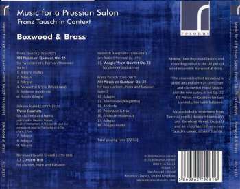 CD Boxwood & Brass: Music For A Prussian Salon - Franz Tausch In Context