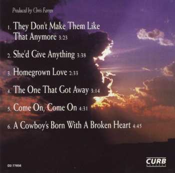 CD Boy Howdy: She'd Give Anything