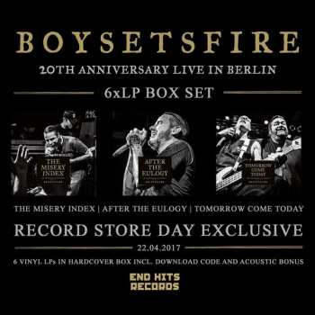 6LP/Box Set Boysetsfire: 20th Anniversary Live In Berlin LTD | CLR