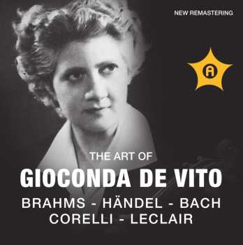 Album Brahms / Handel / Bach / Corelli: Gioconda Da Vito Violine