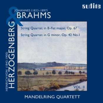 Album Brahms / Herzogenberg / Manderling Quartet: String Quartets
