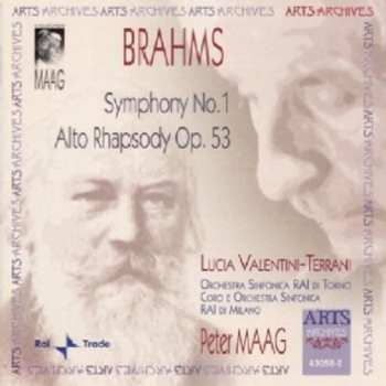 Album Johannes Brahms: Symphony No. 1, Alto Rhapsody Op. 53