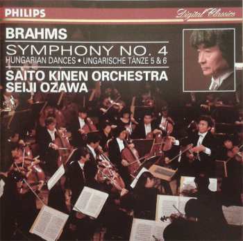 CD Johannes Brahms: Brahms: Symphony4 / Hungarian Dances 5 & 6