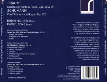 CD Robert Schumann: Sonatas For Cello And Piano