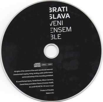CD Bratislava Veni Ensemble: Bratislava Veni Ensemble