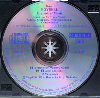 CD Colman Pearce: In Memoriam Mahatma Gandhi / Violin Concerto / Masai Mara / Megalithic Ritual Dances