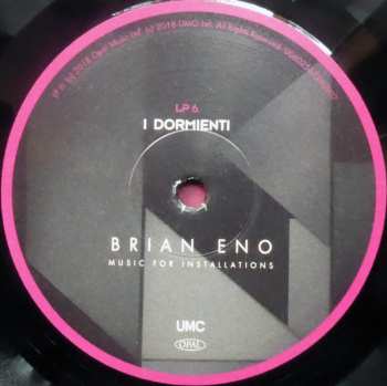 9LP/Box Set Brian Eno: Music For Installations LTD