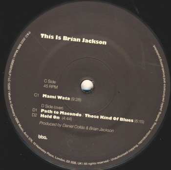 2LP Brian Jackson: This Is Brian Jackson