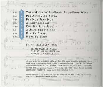 CD Brian Marsella Trio: Outspoken – The Music Of The Legendary Hasaan