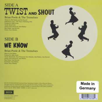 SP Brian Poole & The Tremeloes: Twist And Shout CLR | LTD