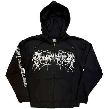 Merch Bring Me the Horizon: Sweatshirt mit Reißverschluss Metal Logo Bring Me The Horizon Genxsis