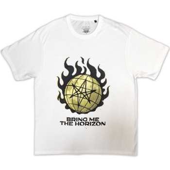 Merch Bring Me the Horizon: T-Shirt Globe Yellow