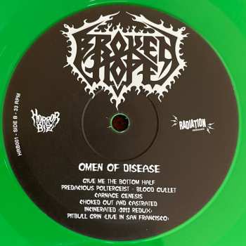 LP Broken Hope: Omen Of Disease CLR | LTD