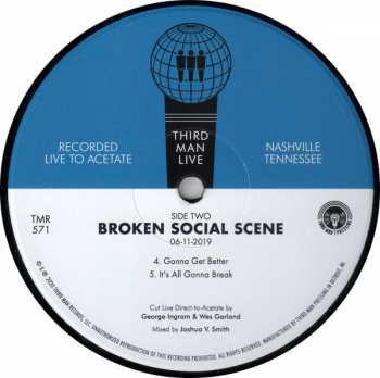 LP Broken Social Scene: Live At Third Man Records