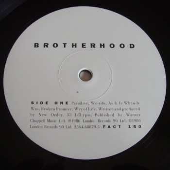 LP New Order: Brotherhood