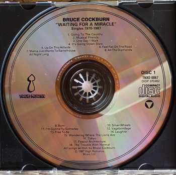 2CD Bruce Cockburn: Waiting For A Miracle, Singles 1970-1987