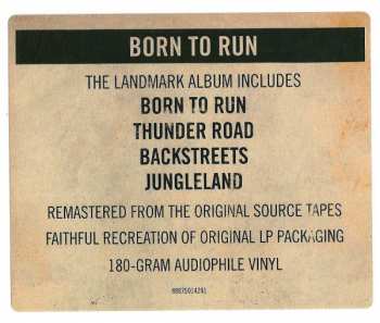 LP Bruce Springsteen: Born To Run