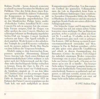 CD The London Symphony Orchestra: Violin Concerto No. 1 / Symphonie Espagnole / Violin Concerto No. 5