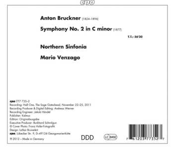 CD Anton Bruckner: Symphony 2