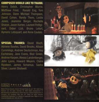 CD Bruno Coulais: Coraline (Original Motion Picture Soundtrack)