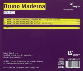 CD Bruno Maderna: Oboe Concertos