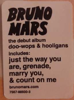 LP Bruno Mars: Doo-Wops & Hooligans