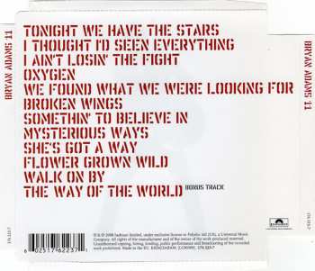 CD Bryan Adams: 11
