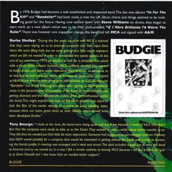 CD Budgie: If I Were Brittania I'd Waive The Rules
