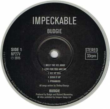 LP Budgie: Impeckable