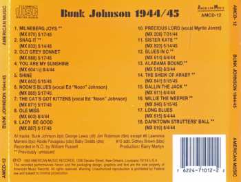 CD Bunk Johnson: 1944/45