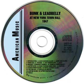 CD Leadbelly: At New York Town Hall 1947