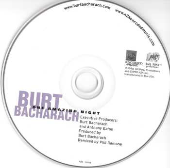 CD Burt Bacharach: One Amazing Night