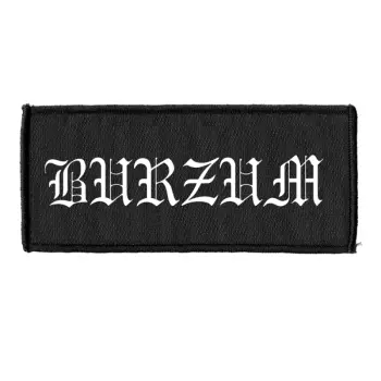 Aufnäher Logo Burzum (white)