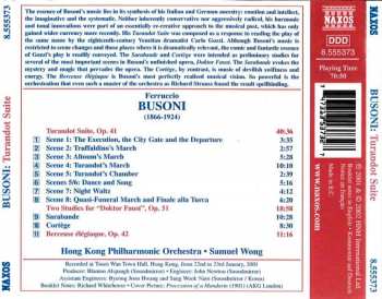 CD Ferruccio Busoni: Turandot Suite