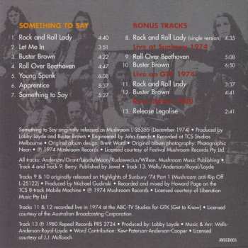 CD Buster Brown: Something To Say