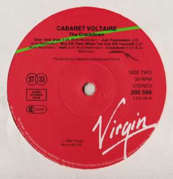 LP Cabaret Voltaire: The Crackdown