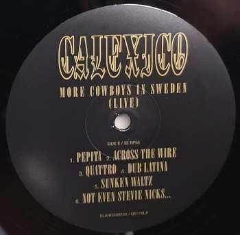 3LP Calexico: Feast Of Wire / More Cowboys In Sweden (Live) DLX | LTD | NUM