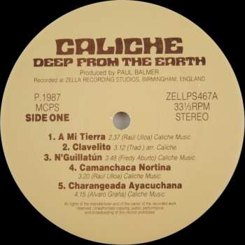 LP Caliche: Deep From The Earth