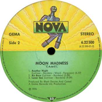 LP Camel: Moonmadness