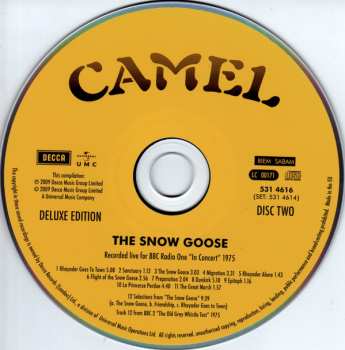 2CD Camel: The Snow Goose DLX