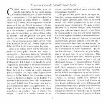 CD Camille Saint-Saëns: Piano Trios
