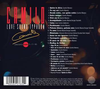 CD Camilo Sesto: Camilo Love Sound Typhoon (Directo Osaka '85) - Digipack