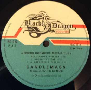 LP Candlemass: Epicus Doomicus Metallicus