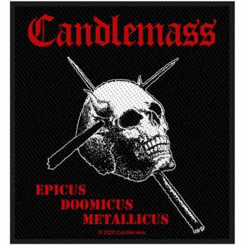 Merch Candlemass: Aufnäher Epicus Doomicus Metallicus