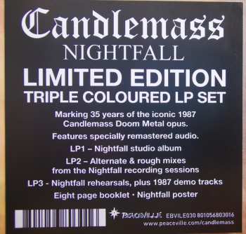 3LP/Box Set Candlemass: Nightfall LTD | CLR